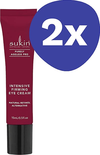 Sukin Purely Ageless Pro Intensive Oogcreme (2x 15ml)