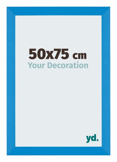 Your Decoration - Puzzellijst 50x75 cm - Helder Blauw - Puzzellijst 500-1000 stukjes - MDF Fotolijst - Mura