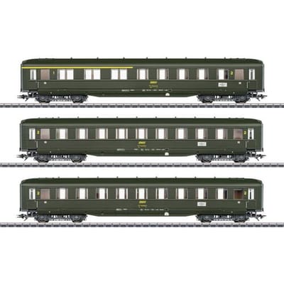Märklin 043230 H0 3-delige set personenrijtuigen van de SNCF