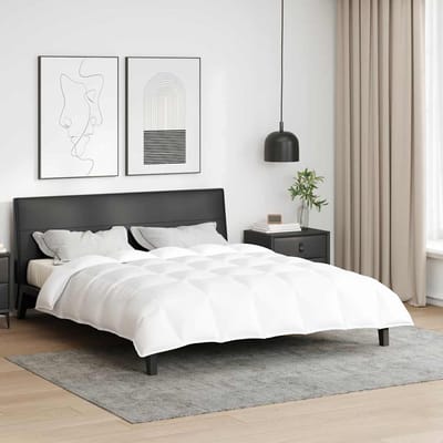 vidaXL - Winter - Duvet - 200 - x - 200 - cm - Winter - Veer - Wit - Ademend