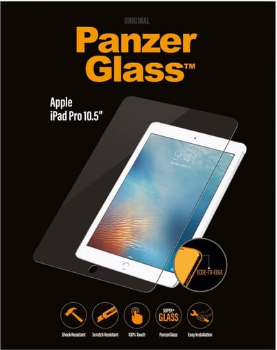 PanzerGlass Case Friendly Gehard Glas Screenprotector Geschikt voor Apple iPad Air 3 (2019) - Zwart