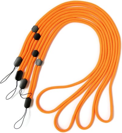 Verstelbare Draagband - Schouderriem Lanyard - Veilig Dragen - Universeel Inzetbaar - Lang - Oranje Set