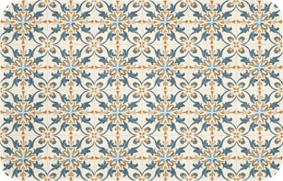 WC mat 80x50 cm - Antislip - Patroon - Klassiek - Kleurrijk - Toiletmat - Vloermat - Douchemat - Toilet tapijt - Toiletmatten