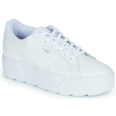 PUMA Karmen L Dames Sneakers - Puma White-Puma White-Puma Silver