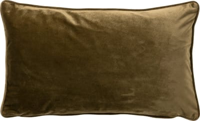 Dutch Decor FINN - Kussenhoes 30x50 cm - velvet - lendekussen - Military Olive - groen - met rits - zonder binnenkussen