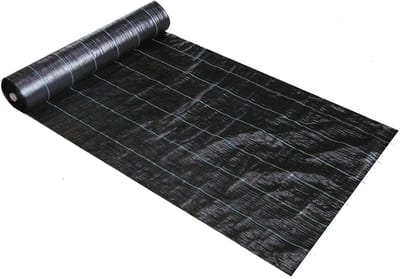 Onkruiddoek Gronddoek - Worteldoek Mulchvlies - Onkruid weren - Waterdoorlatend UV-gestabiliseerd - 200 m2 - Zwart