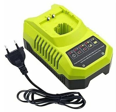 Oneay Compatibel met Ryobi P117, P118 en P118 laders; compatibel met Ryobi One 9,6V-18V lithium-ion NiMH-batterijen P100, P102, P103, P104, P105, P107, P108 en P109 18V One+ batterijen.