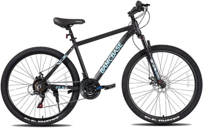 Bamcbase Sedona voorvering mountainbike - 27.5" - aluminium frame - 21 versnellingen - Zwart
