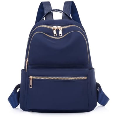 Rugzak met grote capaciteit voor dames, mode, eenvoudig, Koreaanse versie, nylon schooltas, middelbare scholier, Oxford-doek, casual damesrugzak blue