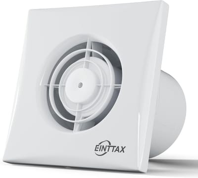 Badkamer Afzuigventilator - Wandmontage Ventilator - Luchtkwaliteit Verbeteren - Super Stil - 4 inch kanaal - Wit