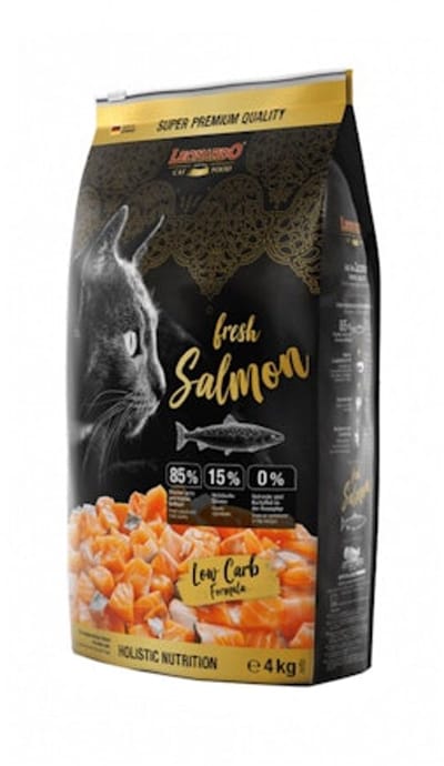 Leonardo - Fresh Salmon - 4 kg - Verse Zalm - Hypoallergene Kattenbrokken
