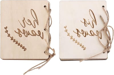 Twee Stuks Troubelofte Notitieboek, Troubelofte Boekje, Gastenboek voor Bruiloft, Vows, Huwelijksbelofte, Decoratie Accessoire