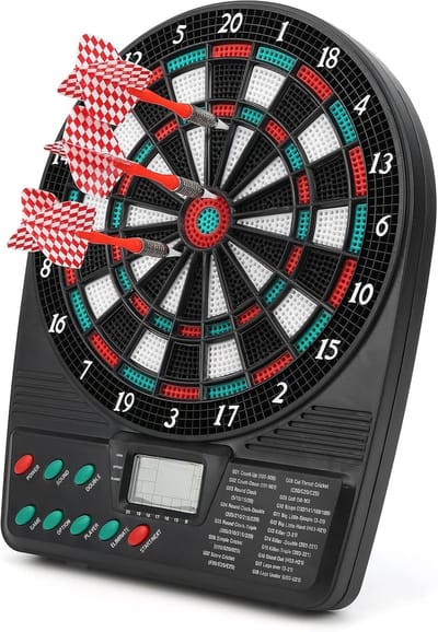 Elektronisch Dartbord - Digitaal Scorebord - Spel met Vrienden - Automatisch LCD Display - 26 x 20 x 3 cm