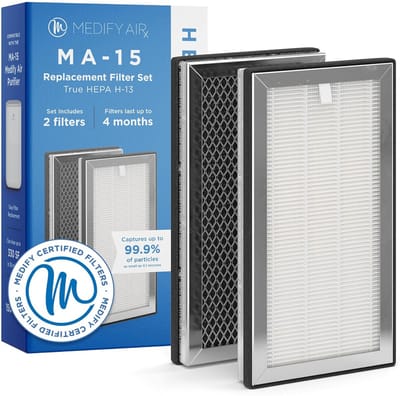 Medify Air MA-15 Vervangingsfilter – HEPA Filter H13 – 2 Stuks – Luchtfilter – Actieve Koolstof – Luchtzuivering