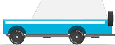 Candycar World: MISSISSIPI MULE Blue (T278) 8,4x4,1x3cm, wooden diecast, magnetic, in giftbox, 3+