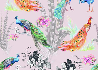 Placemat vinyl | Tropical paradise pink - Stijlvol & Duurzaam | 4 stuks
