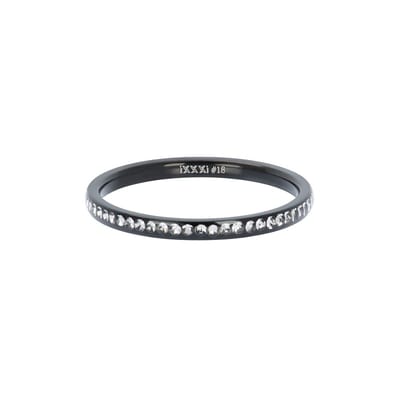 iXXXi Vulring Zirconia Crystal Zwart | Maat 15