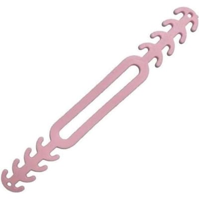 Porte masque - YWEI - HA06588 - Silicone antidérapant - Réglable - 2 ensembles rose rose