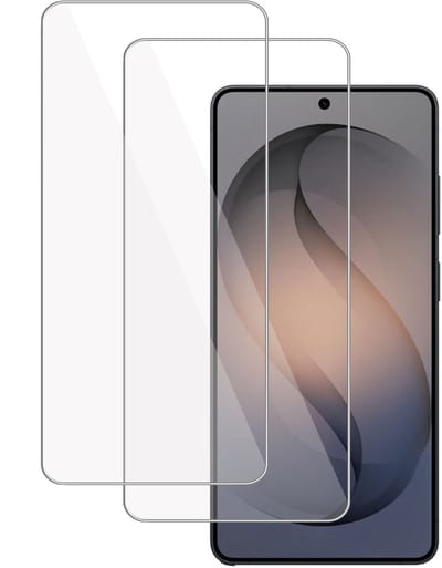 2x TechNow Screenprotector geschikt voor Samsung Galaxy S26 Screenprotector - Gehard Glas - Rounded - Proteqt+