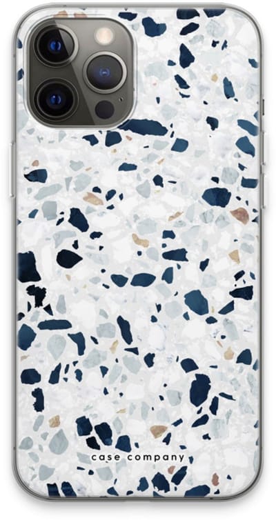 Case Company® - Hoesje geschikt voor iPhone 13 Pro Max hoesje - Terrazzo N°1 - Soft Cover Telefoonhoesje - Bescherming aan alle Kanten en Schermrand