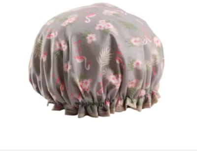 Flamingo Douchemuts - Douche muts - Grijs - Douchekapje - Praktische douchemuts - Douche kapje - Douche cap - Douchecap - Douche muts - Shower cap - Flamingo - CHPN