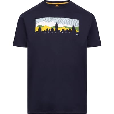 Trespass Heren Adon Ronde Hals T-Shirt (Marineblauw)
