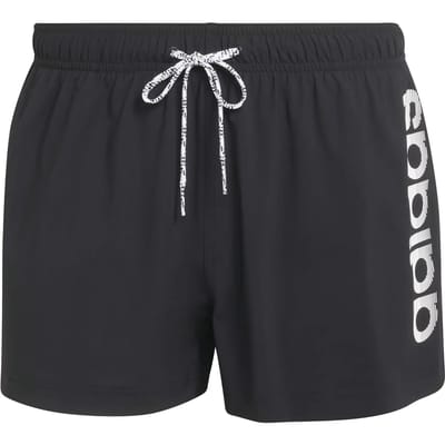 Adidas Sportswear Logo Stretchy Knit Zwemshort 3 Inch - Heren - Zwart