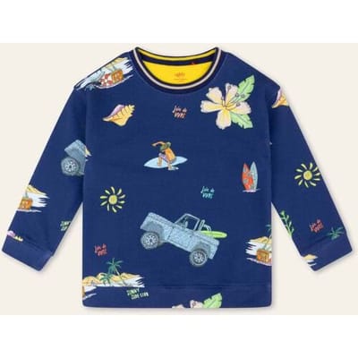 Oilily Harper Sweater- maat92/2T Ultramarine