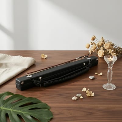 Harde Koffer voor Strijkstrijkstok Metalen Sluitingen Koffer voor Strijkstrijkstrijkstok Performance Gear Schouderband Krasbestendig gray