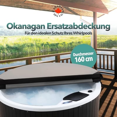 Hot Tub Afdekking Okanagan 160x160 cm – Isolerende, Waterdichte en Weerbestendige Vervangende Hoes voor Spa | Altameubel Premium Vinyl Hot Tub Cover