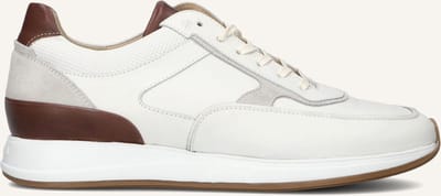 Van Bommel Sbm-10020 Libra Sneakers - Leer - Heren - Wit - Maat 43,5