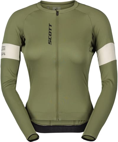 Scott Jersey Woman Endurance PRO LS Hay gn/co