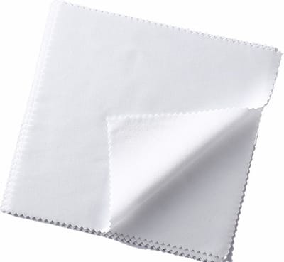 5 Stuks - Hoge kwaliteit -Microvezel brillen doekjes - Brillendoekjes - Microfiber - Bril schoonmaken - Brildoek - Kleur: wit