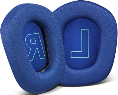 Dailygoods - SOULWIT Mesh Fabric Professionele Oorkussens Vervanging voor Logitech G733 G535 G335 Lightspeed Draadloze Gaming Headset, Earpads Cushions met Comfort Noise Isolation Foam