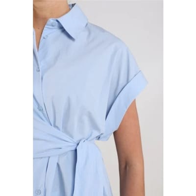Nukus - Blouse Lichtblauw Nukus Aneta Top Lichtblauw Nks01156