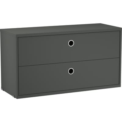 String Furniture Ladeblok - dark grey - 78 x 42 x 30 cm