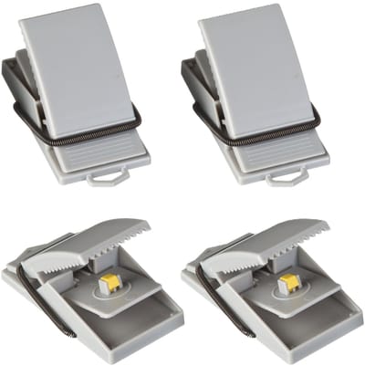 Muizenval - 2x. stuks - kunststof - muizenklem - 8 cm