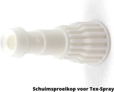 Schuimsproeikop voor Tex spray