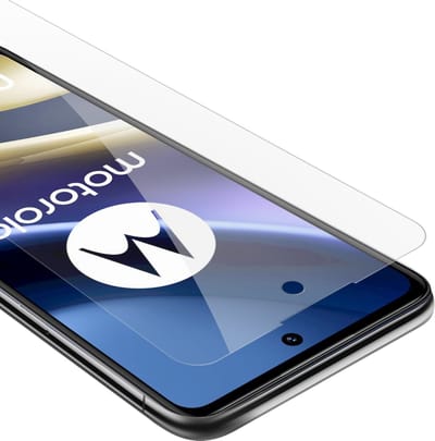 Cadorabo Screenprotector geschikt voor Motorola MOTO G51 5G - Pantser film Beschermende film in KRISTALHELDER Geharde (Tempered) display beschermglas in 9H hardheid met 3D Touch