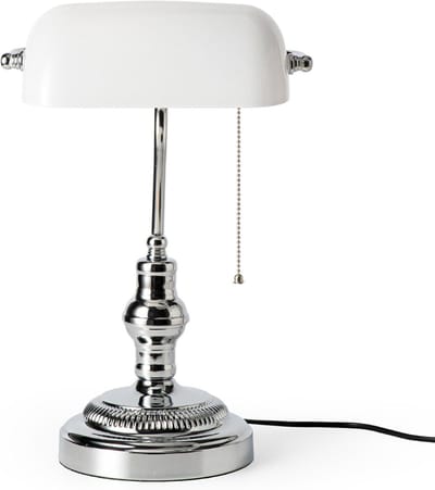 CRLYN® Notarislamp - Bankierslamp - Bureaulamp - Wit