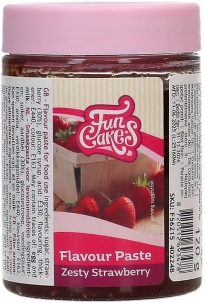 FunCakes Smaakpasta - Aroma - Aardbei Friszuur - 120g