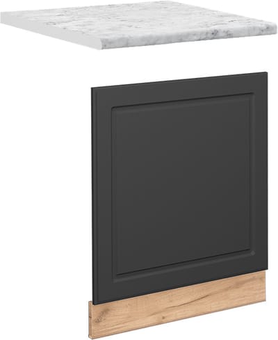 Vicco Fame-Line Frontpaneel – 60 cm, WB Marmer Antraciet-goud