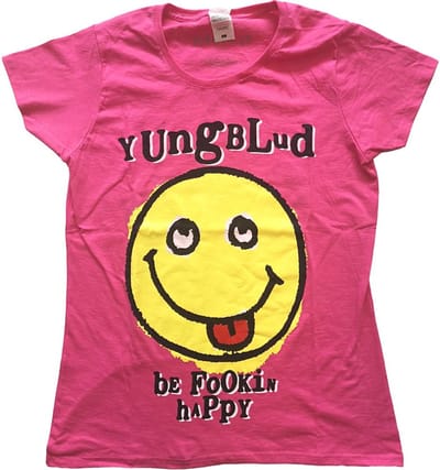 Yungblud - Raver Smile Dames T-shirt - S - Roze