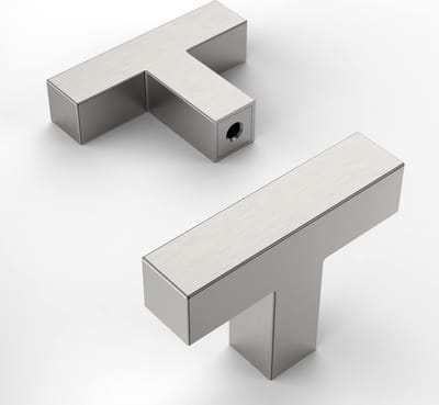 JGS ® Set van 10 Moderne Roestvrijstalen Meubelknoppen voor Kasten en Lades
