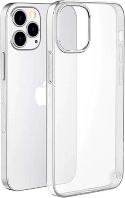 HEM Transparant Siliconen Hoesje Geschikt Voor iPhone 12 En 12 Pro – Flexibele TPU Backcover – Doorzichtig Telefoonhoesje