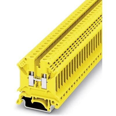 Phoenix Contact 3003952 Doorgangsserieklem 6.2 mm Schroeven Geel 50 stuk(s)