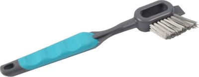 Voegenborstel -2-in-1 tegel- Borstel- en voegenborstel 30 cm grijs/blauw - vloer