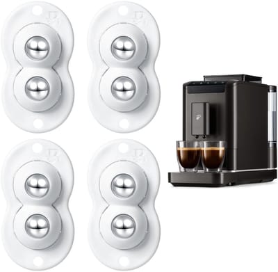 Dailygoods- Draaibare Wielen - Zelfklevende Zwenkwielen - Meubelwieltjes - Universele Wielen - Sterk/duurzaam - Set van 4 - Meubelwielen