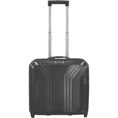 travelite Trolley met laptopvak Elvaa Businesswheeler Black Zwart 44cm