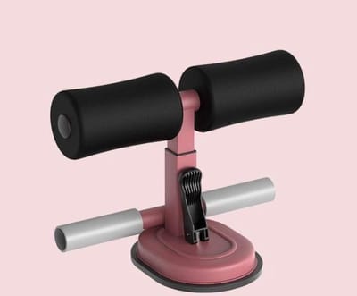 Sit Up Bar - Oefenapparaat Buikspieren - Thuis Fitness - Verstelbare Hoogte - 14.8 cm Diameter - Paars